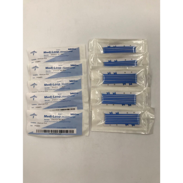 Medline Medi-Loop Maxi chirurgische vaatteugels - Blauw