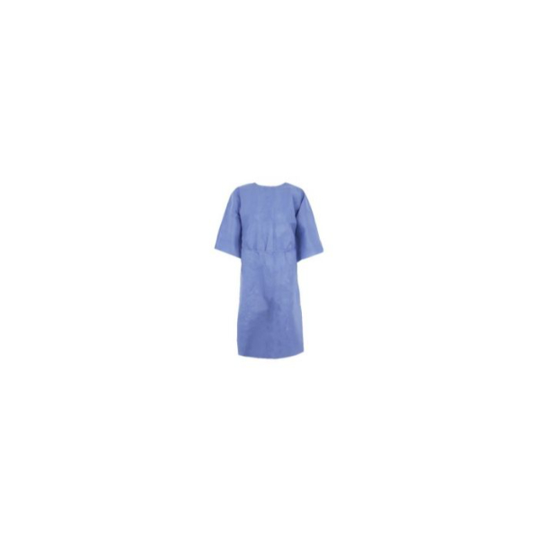 Medline Patiëntenschort met korte mouwen 2XL blauw