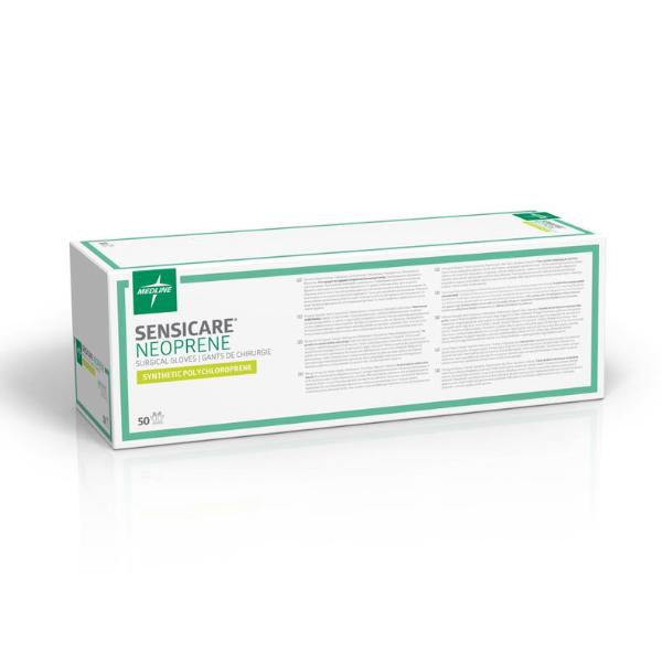 Medline Sensicare Neoprene chirurgische handschoenen - 7,5