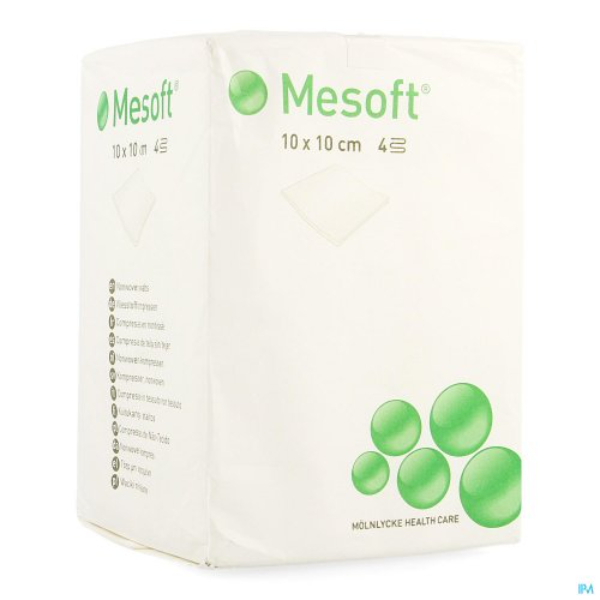 Mesoft - nonwoven kompres 4L10x10 cm niet steriel