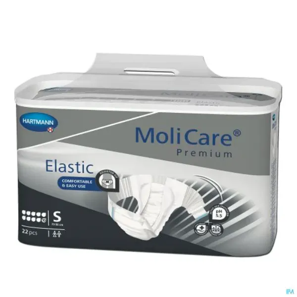 Incontinentieslip MoliCare Premium Elastic 10 drops - S