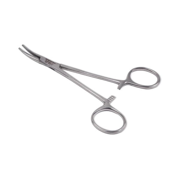 Mosquito arterieklem anatomisch 12 cm gebogen rvs