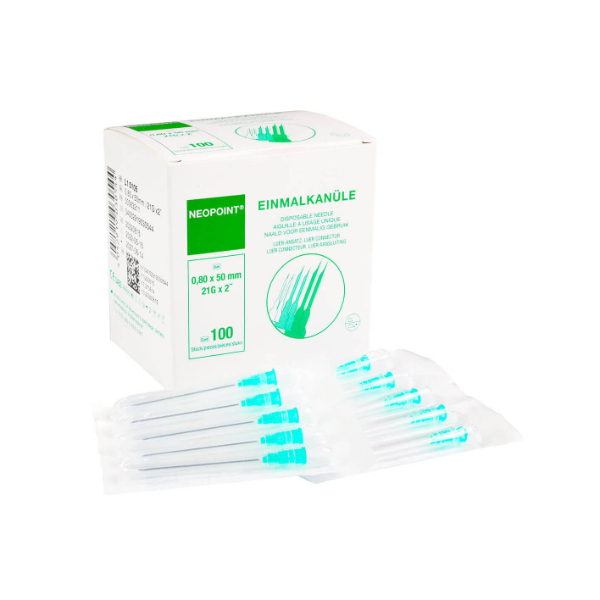 Neopoint injectienaald - 21 G, 50 mm