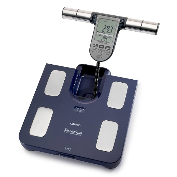 Omron weegschaal Family Body Compos | BMI blauw
