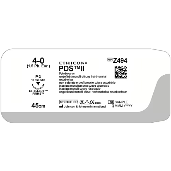 PDS 4-0 45cm ongekleurd P-3