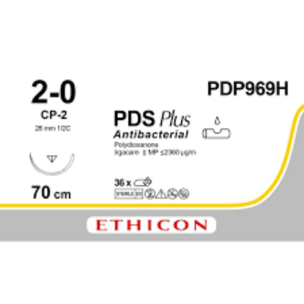PDS Plus hechtdraad violet 2-0 CP-2 naald