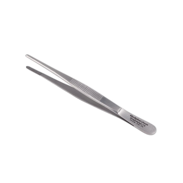 Pincet anatomisch 16 cm recht rvs