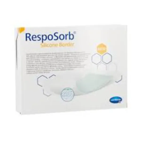 Absorberend verband RespoSorb Sil Border - 15 x 25 cm