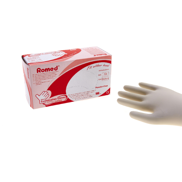 Romed handschoen XL Latex poedervrij