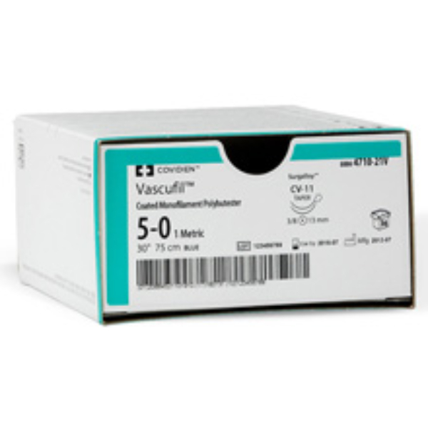 Vascufil hechtdraad Taper Point 5-0 blauw 30 Needle CV-11 3/8 Circle