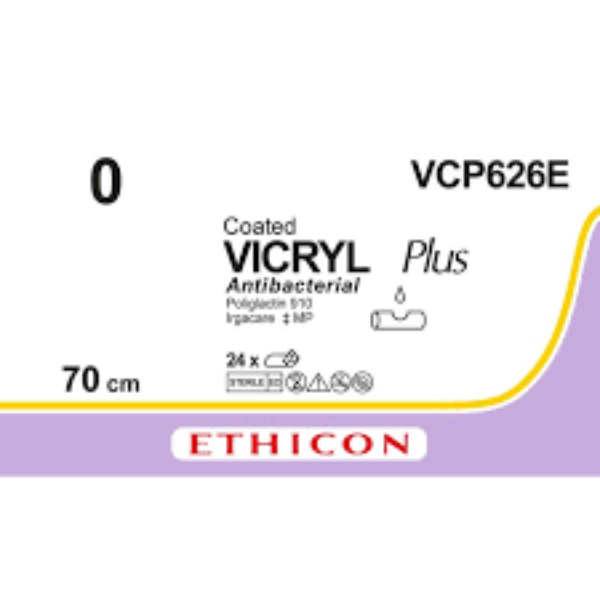 Vicryl hechtdraad 0 2 x 70 cm