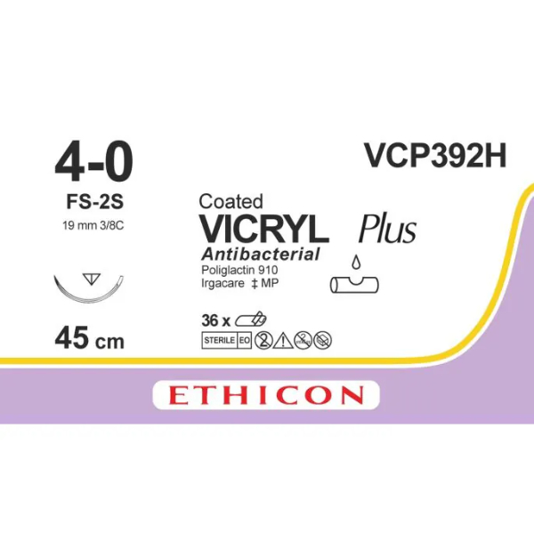 Vicryl hechtdraad 4-0 fs-2s 45 cm