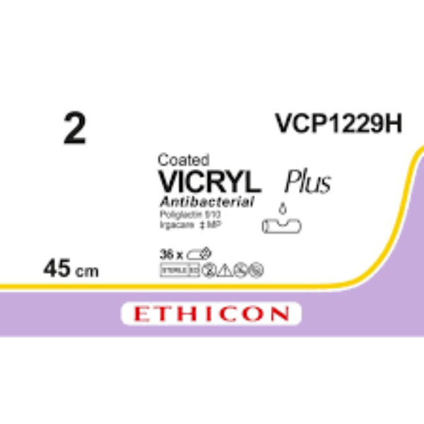 Vicryl Plus hechtdraad violet 2-0 45 cm