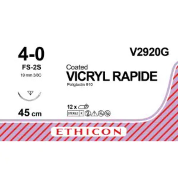 Vicryl Rapide 4-0 45cm ongekleurd FS-S2