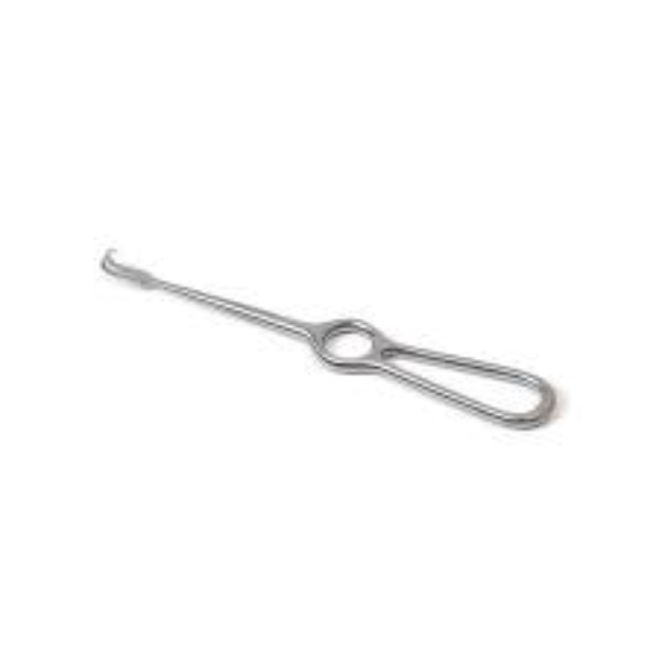 Volkmann wondhaak 4 - tands scherp 22 cm Rvs